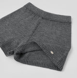 Banding Pendant Wool Blend Thick Knit Fall Shorts