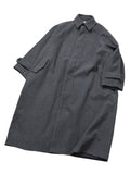 Urban oversize long balmacan coat