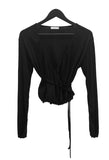 Dohwa Wrap See-Through Cardigan