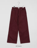 [unisex] Junu Back Line Cotton Wide Pants