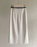 Aldi Basic H-Line Long Skirt (Belt Set)