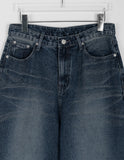 Yuluo Crack Washing Wide Denim Pants