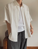 Ampoule stripe half shirt