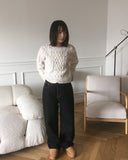 Natta Bokashi Cable Round Knit