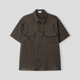 Rodin Wrinkle Two-Pocket Short Sleeve Shirt