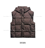 Miley String Hooded Vest Padded