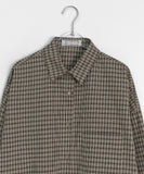 [BAONHAUS] Timmy Vintage Check Boxy Over Shirt