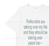 Souffle Dot Lettering Short Sleeve