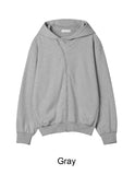 Lael Curved Hooded Zip-up