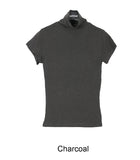 Seo Tencel Turtleneck Short Sleeve T-shirt