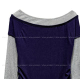 Lizzy Two Tone Layered Tencel Long Sleeve