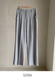 Hien Pin Tuck Span Wide Slacks