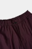 Poten Washing Balloon Pintuck Wide Pants