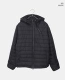 Monning String Two-Way Hooded Overfit Lightweight Padding Jumper