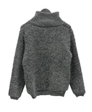 Ketone High Neck Button Cardigan