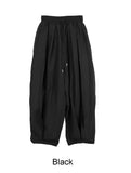 By Nylon Pintuck Balloon Pants