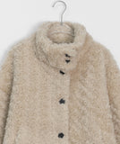 Lilf Fluffy High Neck Crop Jacket