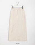 Tumbo Peach Fuzz Cotton Long Skirt