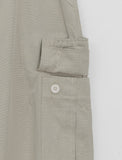 Common Pintuck Cotton Cargo Wide Pants