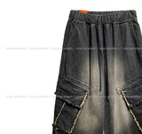 Two-Way Dekki Diagonal Pocket Denim Pants