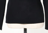 Modenin Gold Button Half-Neck Knit
