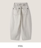 Machi Adjust Stitch Cotton Balloon Pants