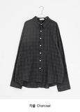 Komeko Summer Over Fit Check Shirt