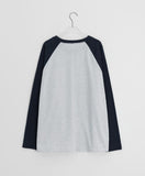 [Unisex] Teln Raglan Overfit Long Sleeve Tee