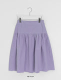 Janta Diagonal Button Banding Midi Skirt