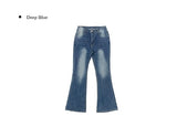 Bev Flip Pocket Bootcut Washing Denim Pants