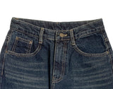 [Brushed Lining] Kindy Washing Wide Denim Winter Pants