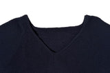 Trin Linen V-neck Raglan Loose Knit