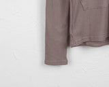 [MADE] Tibot Vintage Button V-neck Ribbed Hoode T-shirt