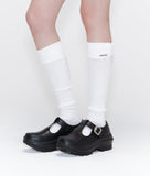 Shirring knee socks