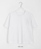 Toju Line Basic Crop Short Sleeve Tee