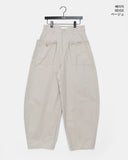 Crumb Washing Pocket Balloon Wide Pants