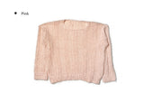 [Plan] Soft Off Loose Fit Angora Knit