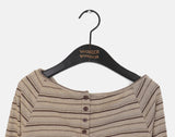 Petz Stripe Half Burton Long Sleeve T-Shirt