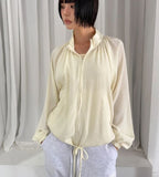 LIGHT SHIRRING JUMPER