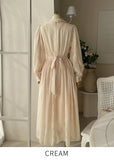 Etpee Chiffon Shirred Tie One Piece