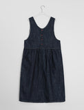 Maneko Button Denim Long One Piece