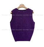 Musket Cable V-neck Knit Vest