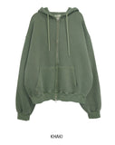 Meti Pigment Overfit Hood Zip-Up
