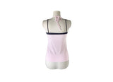 Heart Color Matching Halter Layered Sleeveless Set