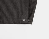 [MADE] Erson Stripe Snap Button Balloon Fit Back-Banding Denim Pants