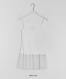 Setina Dot Tiered Layered Sleeveless