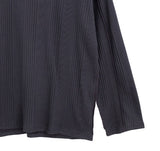 Solin cut ribbed long sleeve tee