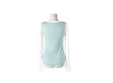 [MADE] Colin Diagonal Button Sleeveless See-Through Layered T-Shirt