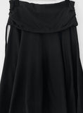 Kent unbalanced midi skirt