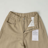 Banding Semi Wide 4-Season Cotton Pants